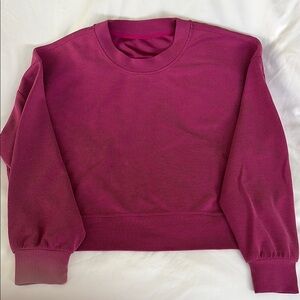lululemon Softstreme Perfectly Oversized Cropped Crew - Size 6